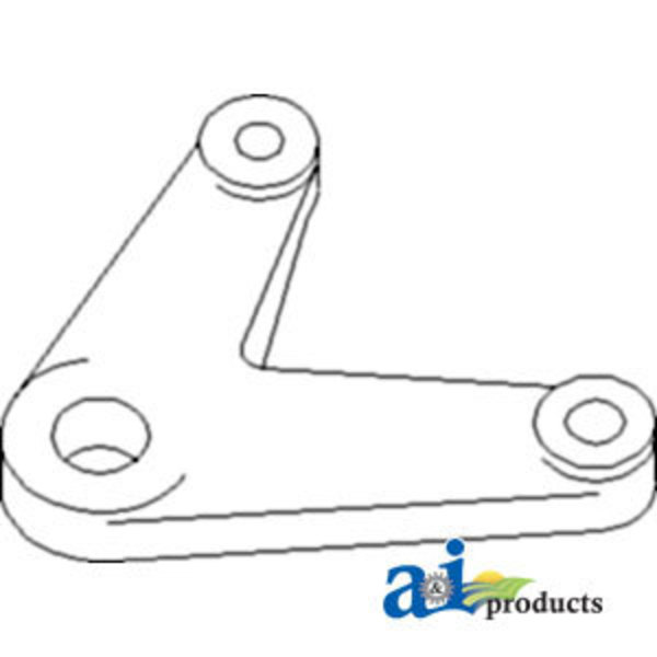 A & I Products Lever, Center Transmission Shift 4" x4" x0.2" A-388196R1